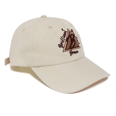 BB&B Cream/Brown Dad Hat