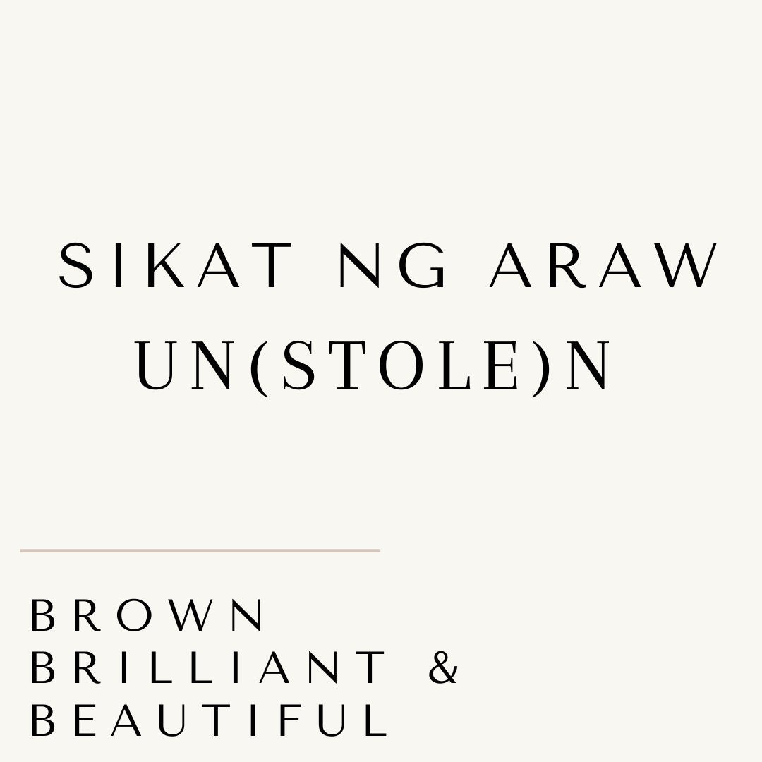 Sikat ng Araw Un(STOLE)n