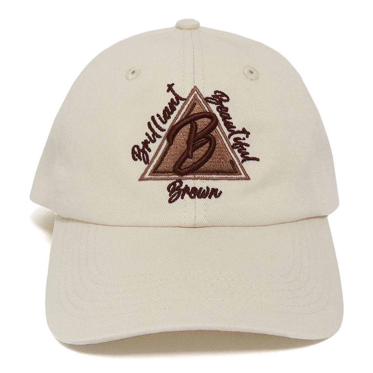 BB&B Cream/Brown Dad Hat